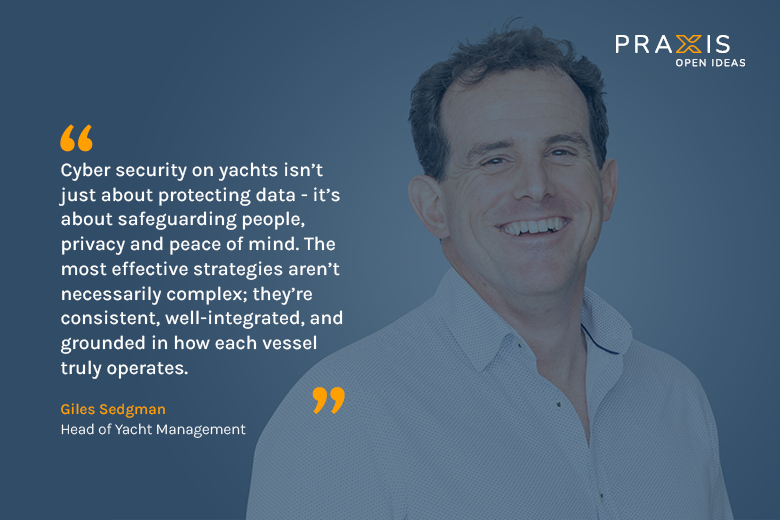 Cybersecurity on yachts WEB