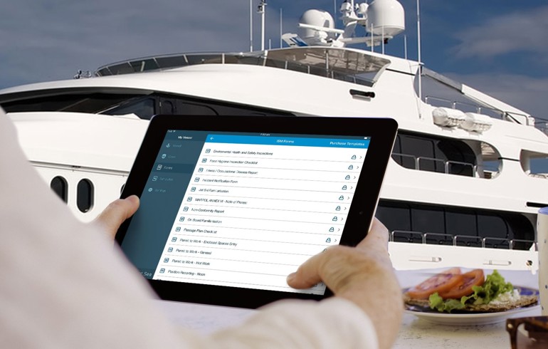 Captain with iPad | Praxis