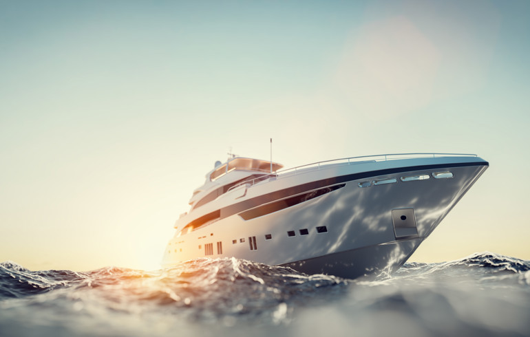 Yacht Seen From Waterline | Praxis