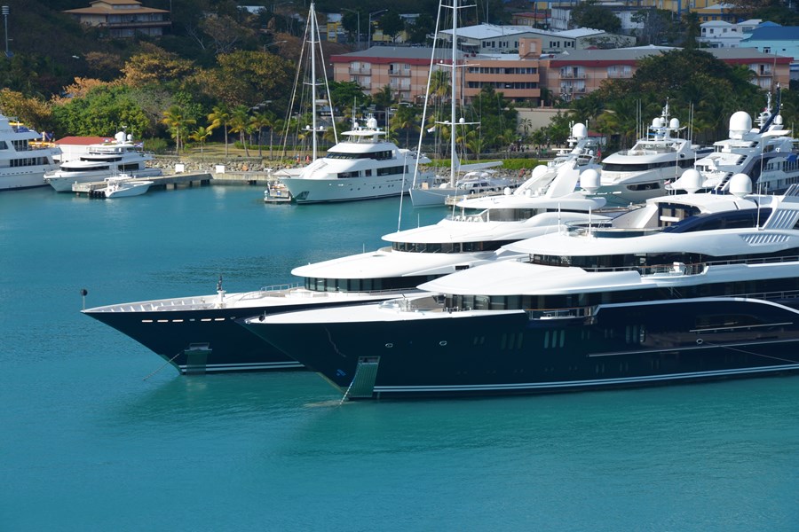 Superyachts in a marina | Praxis