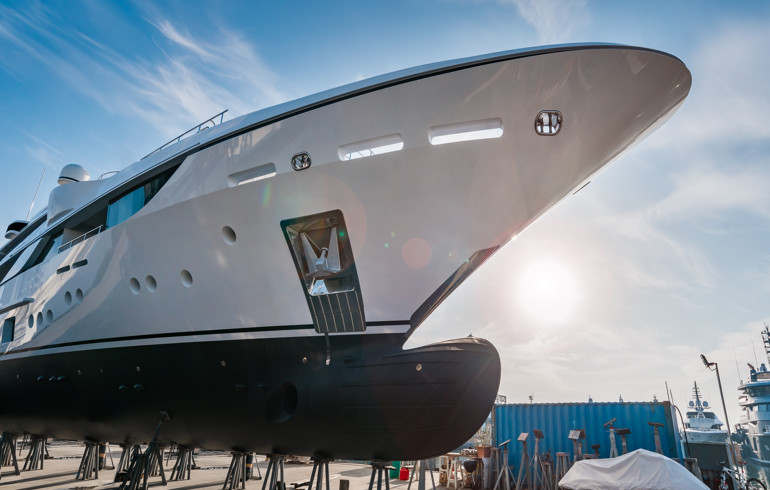 Yacht in Shipyard | Praxis