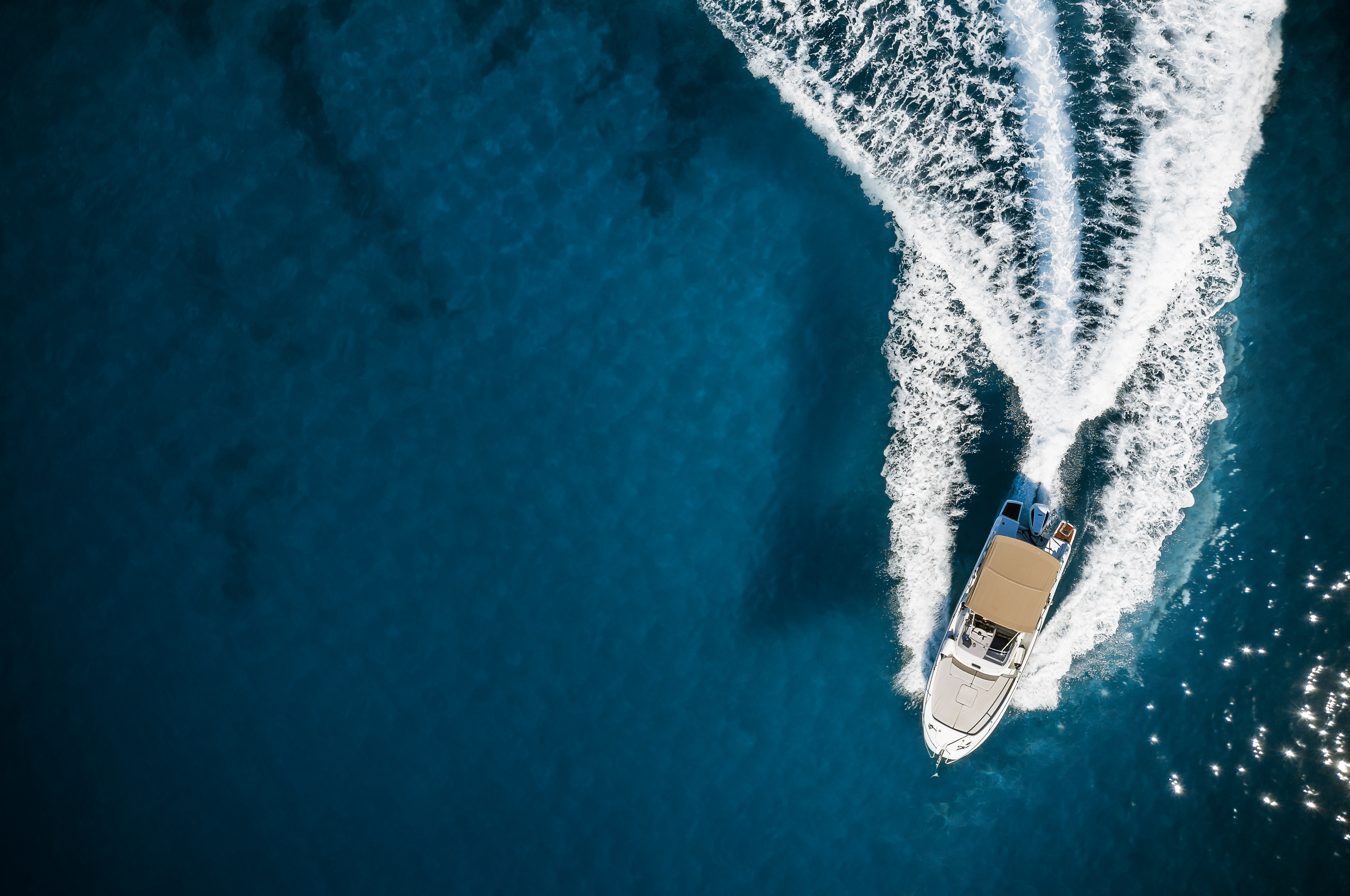 Aerial Shot Of Sea