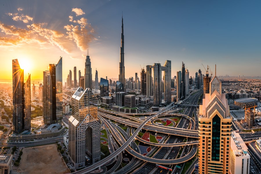 Dubai Skyline At Dusk | Praxis