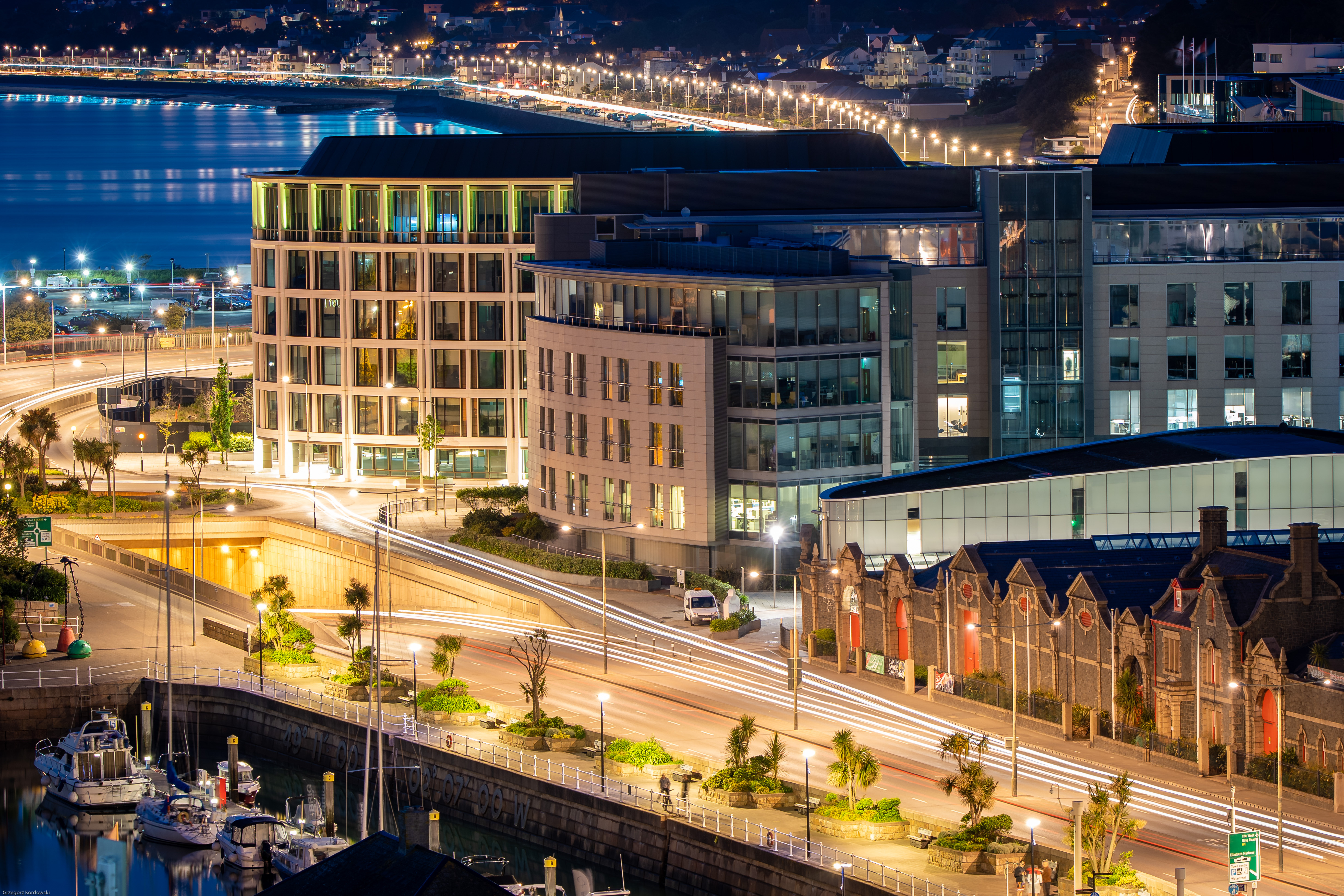 Jersey at night