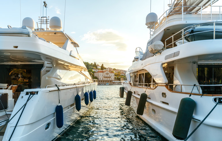 Yachts in a marina | Praxis