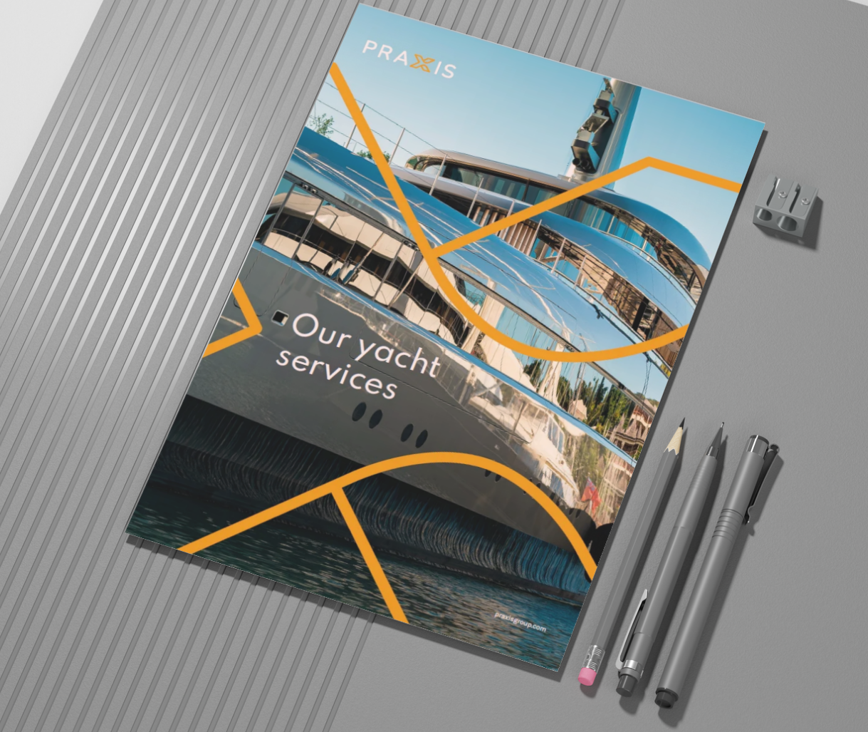 Yacht services brochure | Praxis