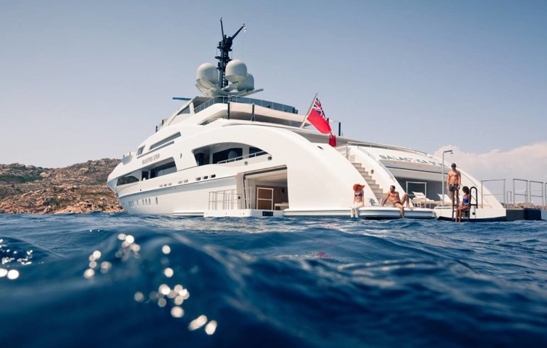 Luxury Motor Yacht Charter sailing in the Mediterranian sun